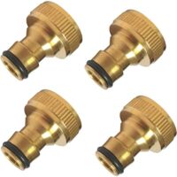 Nez de robinet laiton 4 pièces 25mm pour raccord de Tuyau de Robinet