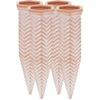 Arrosage en Terre Cuite, lot 4, pour Bouteilles Pet de 1,5 L, pour intérieur et extérieur, Marron