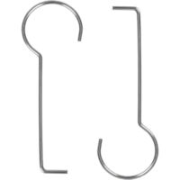 Lot de 2 clés de vidange en acier inoxydable - Crochet de levage - Extracteur de grille de vidange - Clé de levage pour caniveau de douche