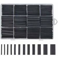 Gaine Thermoretractable Noire 625pcs Gaine Thermo Retractable Gaines Thermoretractables Un Assortiment de 8 Tailles 1 – 10 mm