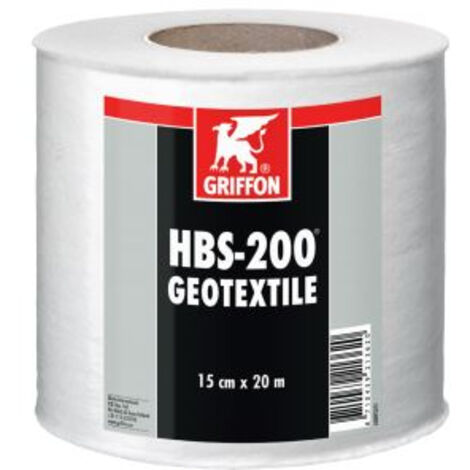 Tejido geotextil elástico de refuerzo HBS-200 GRIFFON rollo 20m x 15cm - 6308952