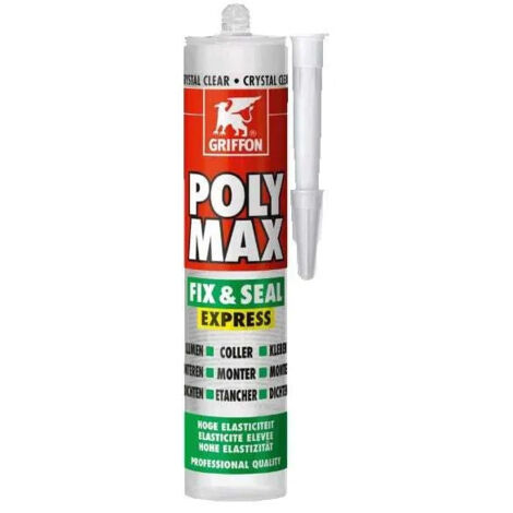 Pegamento de montaje para todos los materiales Polymax 300G TRANSPARENTE