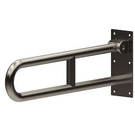 Barre relevable sans béquille d=32 650 mm inox brossé