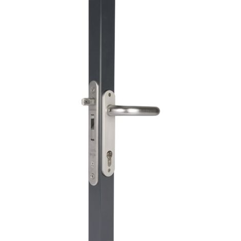 Cerradura embutida de acero inoxidable con gancho LOCINOX para perfil de 40 mm - FORTYLOCK