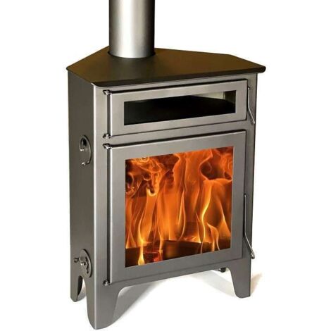 Juan Panadero – Poêle à bois R5 FOUR MAX – Puissance 11 kW – Longueur bûche 50 cm – Rendement 85 % – Sortie fumée 150 mm – Four intégré pour cuisson