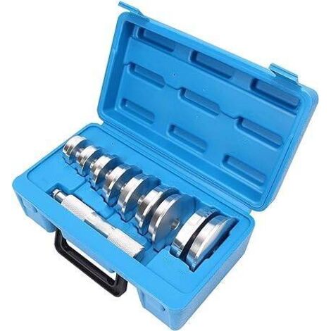 Extractor de cojinetes de coche (10 piezas), prensa hidráulica, herramientas mecánicas para prensar y extraer cojinetes de 39,5 a 81 mm. Herramienta mecánica.