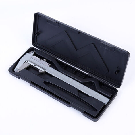 Calibrador de acero al carbono de alta precisión, calibrador metálico de 0 a 300 mm, para mediciones en interiores, exteriores y profundidad. (1/5)