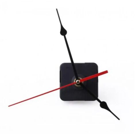 Mecanismo de reloj de pared de cuarzo, kit de bricolaje de movimiento de gatillo 12888 con manos cortas negras, #2296,CHINA