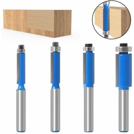 4Pcs Copy Router Bit 8MM Woodworking Milling Tools DIY Cutting with Top ...