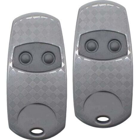 Set of 2 TOP432EE Car Door Keys - 2 Buttons - Universal Remote Control ...