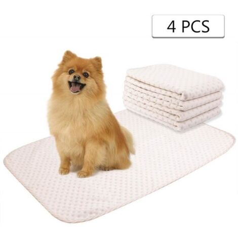 Alèse Lavable, Tapis Educateurs Chien - Couche Absorptif - Pipi Coussinets Réutilisable pour Apprentissage de la Propreté (50X70)