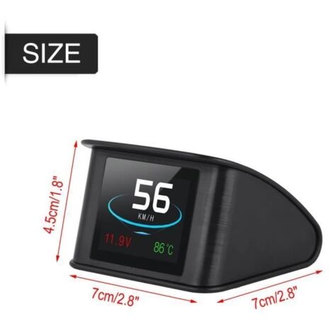 P10 Universel Voiture HUD Affichage T te Haute OBD2 Avertissement De p10-universel-voiture-hud-affichage-t-te-haute-obd2-avertissement-de