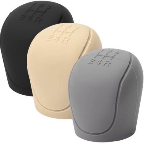 3 Pièces Housse Pommeau De Vitesse,5 Vitesses Housse De Levier De Vitesse Universelle En Silicone Pour Voiture,Housse De Protect (1/5)
