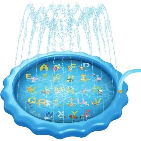 (Bleu)Tapis de piscine pour enfant - Splash Play - 170cm - Arroseur à air - Bleu (1/4)
