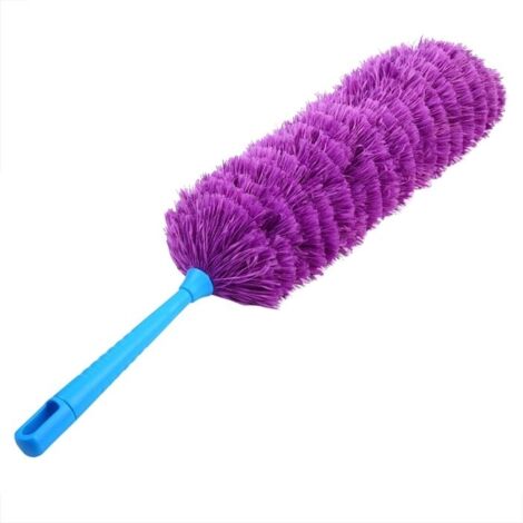 Chiffon de nettoyage lavable et antistatique en microfibre douce pour meubles de maison et de voiture (violet) (1/5)