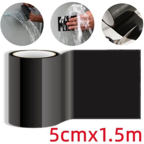 Ruban Adhésif Étanche,Bande D'étanchéité Noir,Scotch Isolant,Ruban de Réparation Imperméable,pour