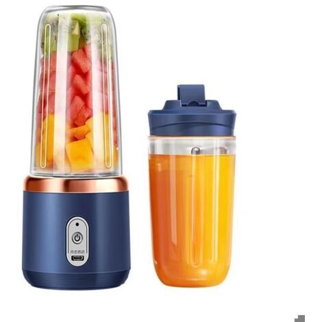 Blender Portable USB, Mini Mixeur pour Smoothie, 2 Bouteilles 400ml sans BPA (1/5)