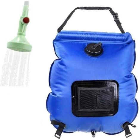 Camping Douche Bag Outdoor Sac de bain portable solaire pliable chauffée Randonnée Sac de bain 20L 531 (1/4)