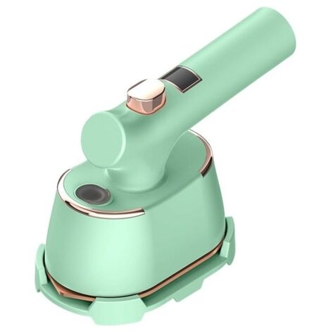 Défroisseur vapeur pliable pour vêtements, fer à main pratique pour la maison et les voyages, grande vapeur verte