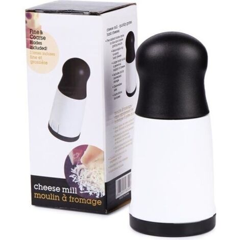 (Noir et Blanc) Râpe À Fromage Multi Trancheuse Moulin À Fromage Pâte Dure Cuisine DIY Outil Taille : environ 17 x 7cm (1/4)