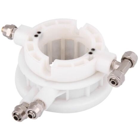 Valve rotative de changeur de pneu, valve de contrôle d'air d'accouplement rotatoire de coupleur de changeur de pneu blanc de 49Mm (1/4)