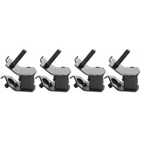 4 Pcs Pieds Amortisseur Anti-Vibration pour Générateur Moteur Essence 168F/170F (1/5)