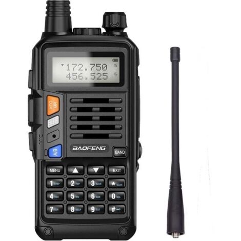 Talkie Walkie - BaoFeng - UV-S9 Plus - Batterie 2800 mAh - Portée 8-10 km - VHF/UHF 128 Canaux