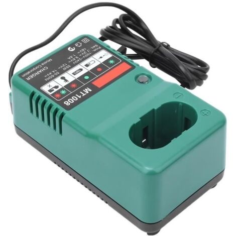 Chargeur de batterie pour perceuse MT1008 Chargeur de batterie universel pour perceuse électrique 7.2 / 9.6 / 12 / 14.4 / 18V Prise (1/4)