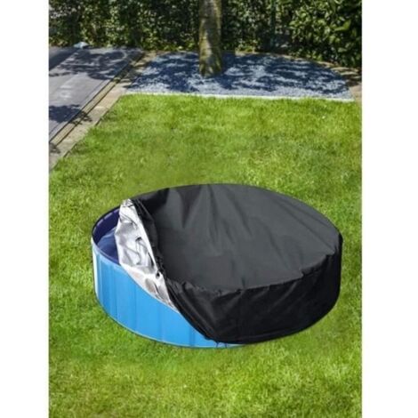 Housse de Piscine Ronde Anti-Poussière Imperméable 82x30 cm COUVERTURE DE PROTECTION VEHIC (1/4)