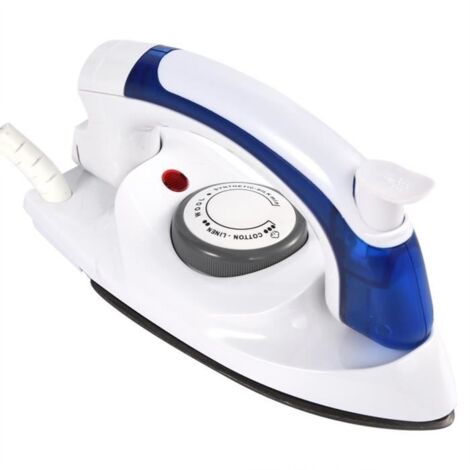 (bleu + blanc)Fer à repasser de voyage Handy iron ZR004 - Semelle antiadhésive - 2200W - Portable (1/4)