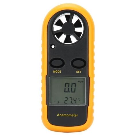 Anémomètre Numérique de Poche Indicateur de Température - Portable (1/4)