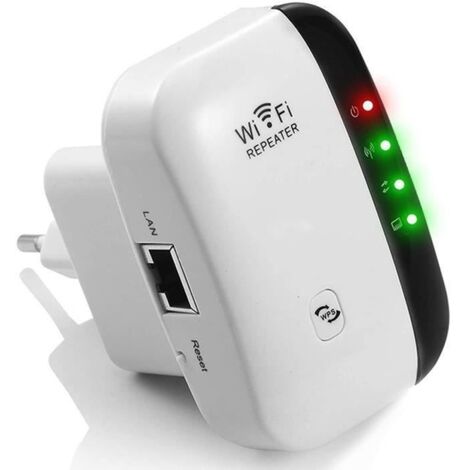 Répéteur WiFi Amplificateur WiFi 300Mbps Avoir AP/Répéteur et WPS Fonction, Installation Facile, 2.4GHz (1/4)