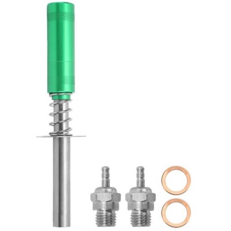 Allumeur de bougie de préchauffage Démarreur de moteur RC avec bougie de préchauffage N3 pour moteur au méthanol de voiture à huile (1/5)