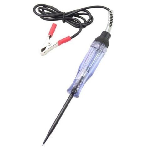 Testeur de circuit lectrique 6V 12V 24V DC pour voiture avec longue sonde et ampoule intgre PZCC (1/4)