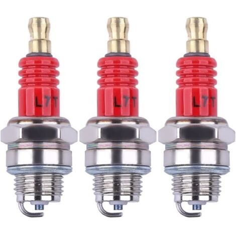 3 bougie d'allumage L7T Pack pour un petit moteur à 2 coups pour Husqvarna 33cc 43cc 47cc 49cc de tramme de trammage de la coupe (1/4)