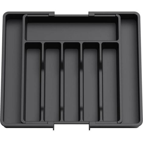 Range Couverts Plateau d'Ustensiles Extensible pour Tiroir Organisateur de Tiroir Réglable pour la Cuisine contenir des Cuillères (1/4)