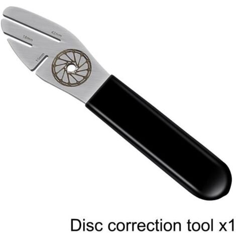 OUTILLAGE CYCLE,1 pcs Outil'alignement du Rotor du frein à disque du vélo, clé de calibrage de l'aplatissement du disque du , (1/4)