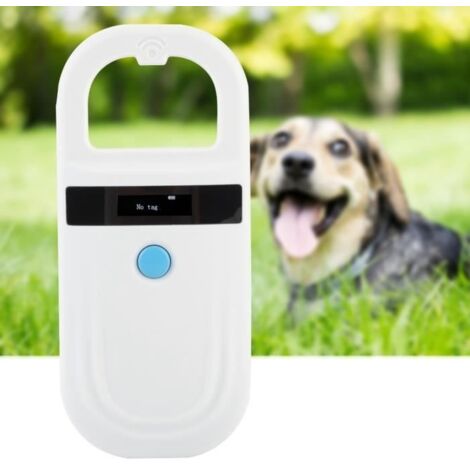 Lecteur de puces RFID, scanner de puces d'identification pour animaux de compagnie avec affichage OLED de luminosité élevée de 0, (1/4)