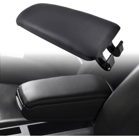 (NOIR)Couvercle d'accoudoir de voiture en Cuir PU Pour Audi A4(B7) 2006 2007 2008 A4(B7) Quattro Cabriolet Wagon (1/4)