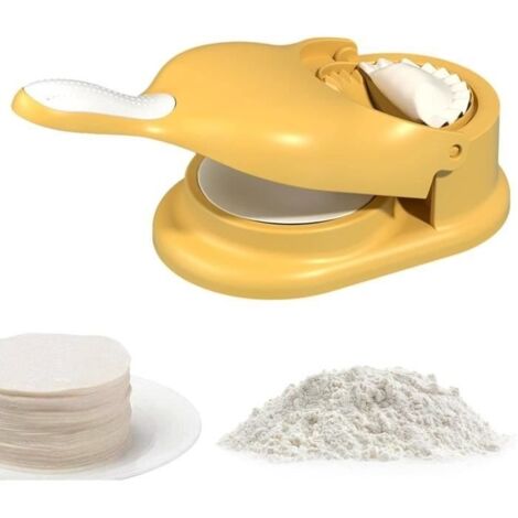 Moule à raviolis – Presse à raviolis 2 en 1, outil de presse à pâte et outil de moulage, machine manuelle de presse à A489 (1/4)