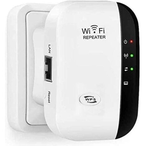 Amplificateur WiFi Repeteur - sans fil WiFi extender - Booster de signal - Antennes Intégrées - 300M WLAN 802.11n/g/b (1/4)