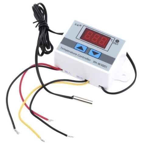 Thermostat Numérique - Non spécifié - Modèle 220V - Plage de -50 à 110 ℃ - Précision 0,1 ℃ - Sonde étanche (1/4)