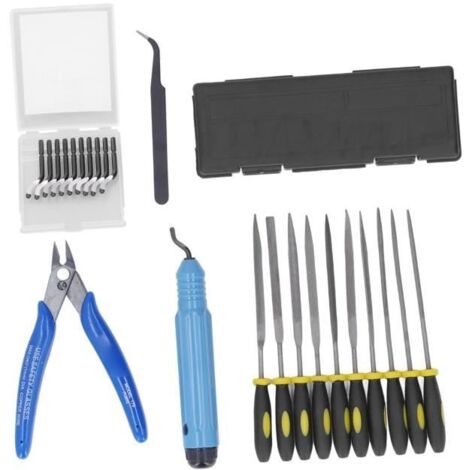 outil d'impression 3D Kit d'outils d'imprimante 3D modèle couteau à découper ensemble d'outils de fichier de coupe pour le (1/4)