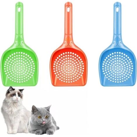 Pelles à litière - Non spécifié - Lot de 3 - Caoutchouc confortable - Manche long - Plastique ABS et PP (1/5)