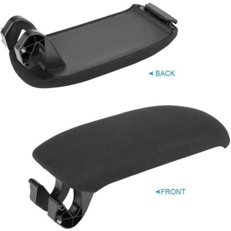 Couvercle de l'accoudoir de console centrale en tissu noir pour Audi A3 8P / A5 2003-2013 8P0864245P (1/4)