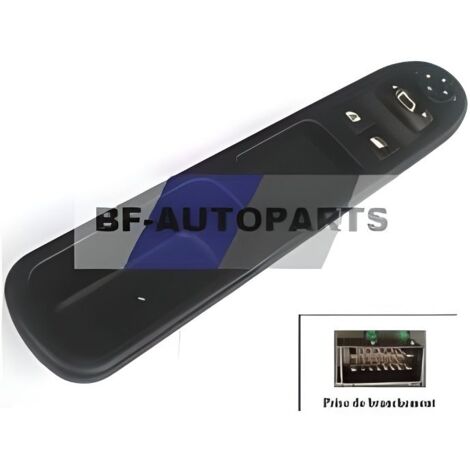Bouton lève vitre rétroviseur electrique PEUGEOT 207. (1/2)