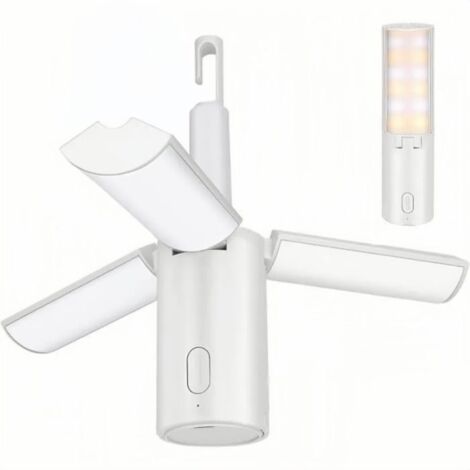 Lampe Camping - 4000mAh Lampe Camping Rechargeable - Pliable Lanterne Camping - Lumiere Camping avec 3 Modes Luminosité (1/5)