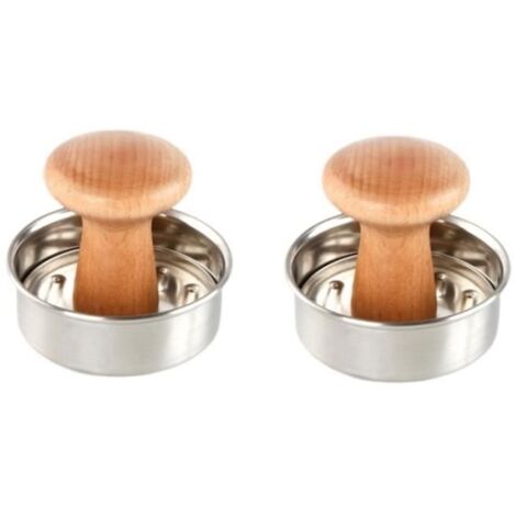 Hamburger Petit Pâté Fabricant, Presse à Viande en Acier Inoxydable Mini Burger Press pour Accessoires D'Outil de Viande de (1/4)