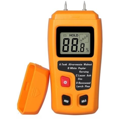 Testeur D'Humidité Du Bois Portable Testeur D'Humidité Lcd pour La Mesure de L'Humidité Du Papier de Bois de Chauffage (1/4)