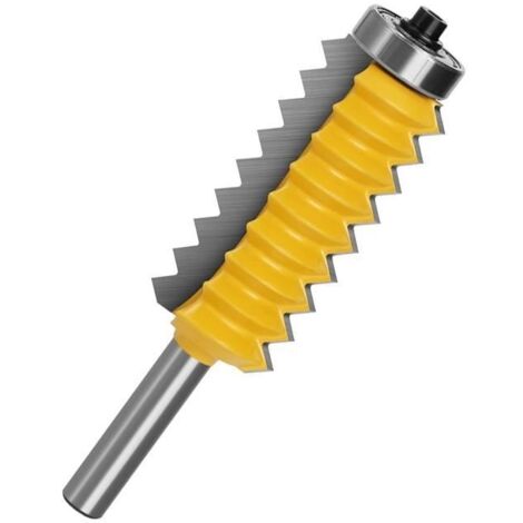 Outil de Travail du Bois à Plusieurs Dents,Outil de Défonceuse à Bois Carbure 8mm, Multi-tooth Router Cutter,Outils Bois Menuiserie (1/4)